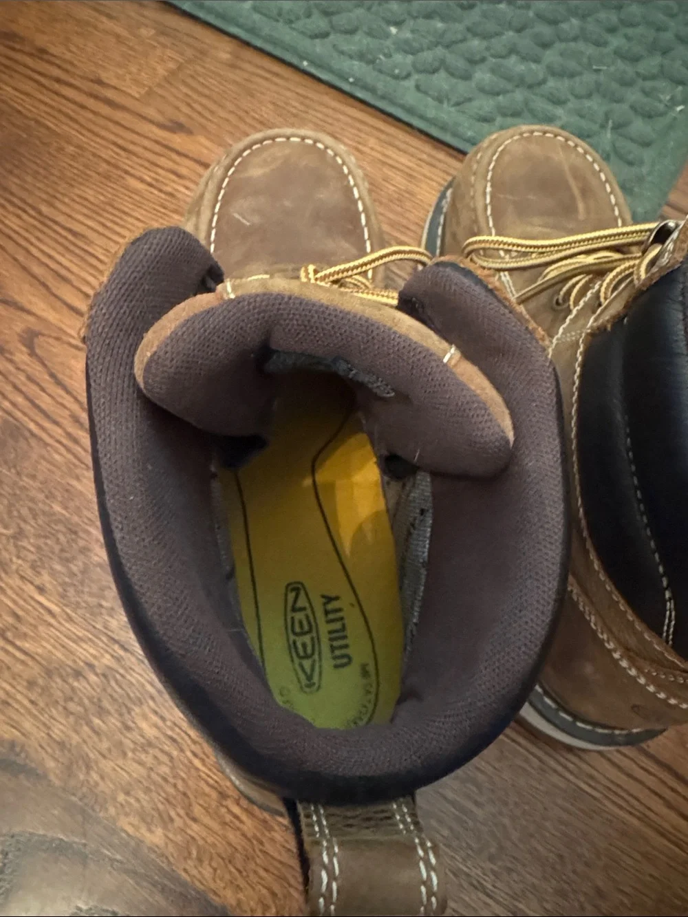 Keen Men's Brown Leather Utility Work Boots